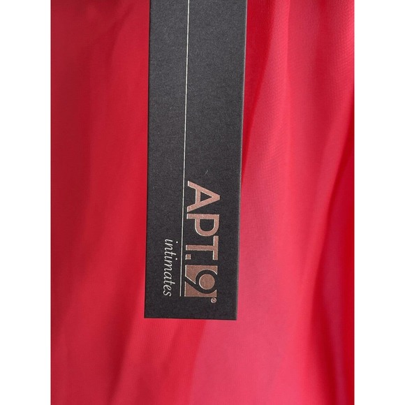 Apt 9 Intimates Womens Lingerie Set Bright Pink Orange Black Lace Size XXL NEW - Picture 7 of 8